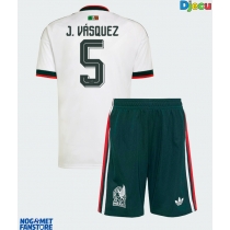 Meksiko Johan Vasquez #5 Gostujuci Dres za djecu SP 2026 Kratak Rukav (+ Kratke hlače)
